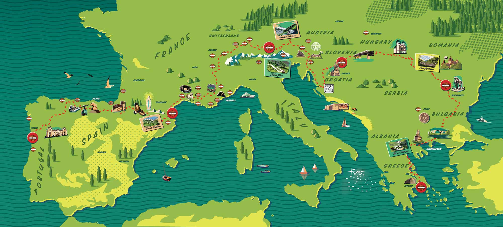 Ride Europe: Route 1