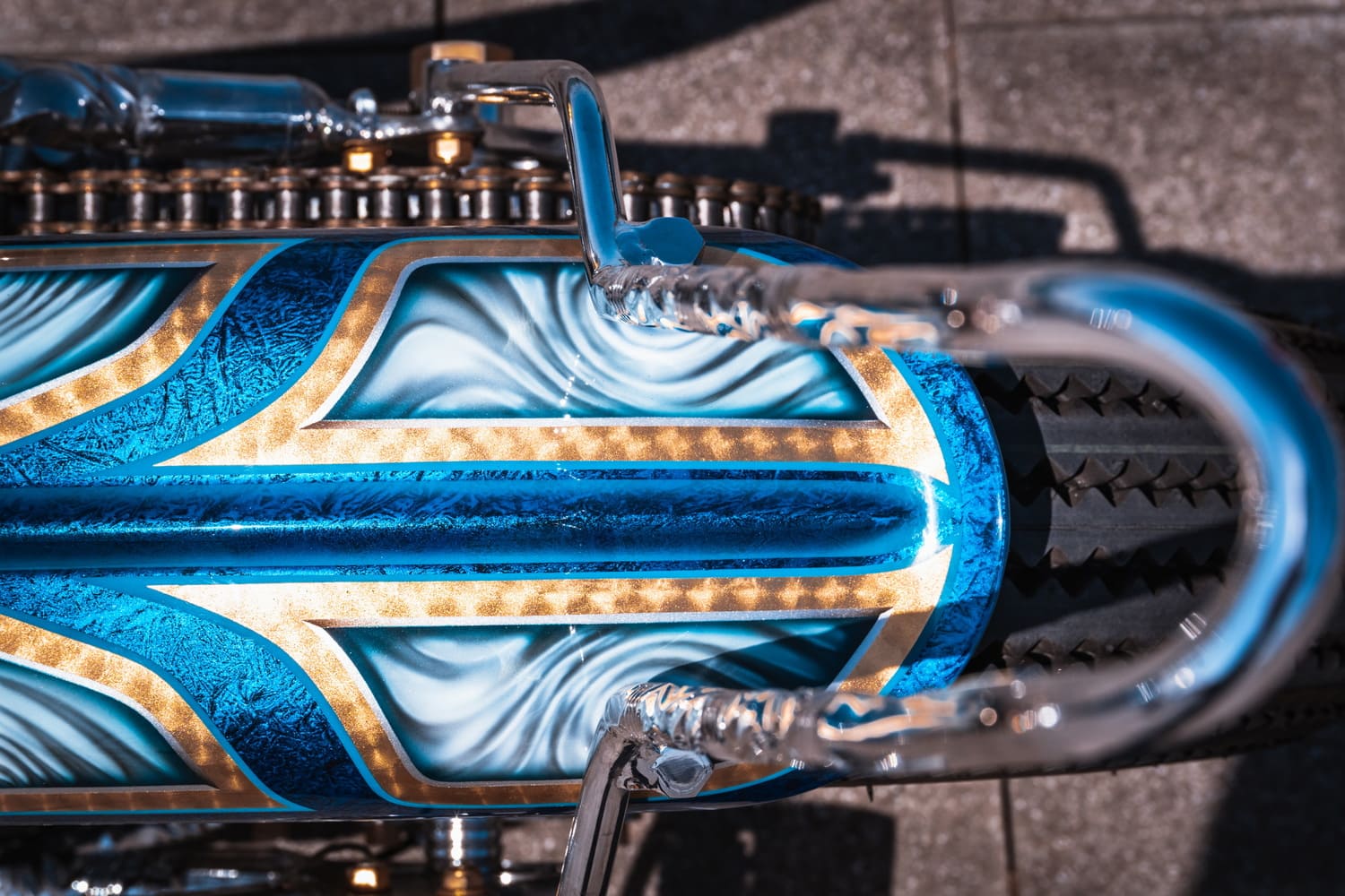 Una Sportster personalizada en Catar causa sensación en la escena internacional