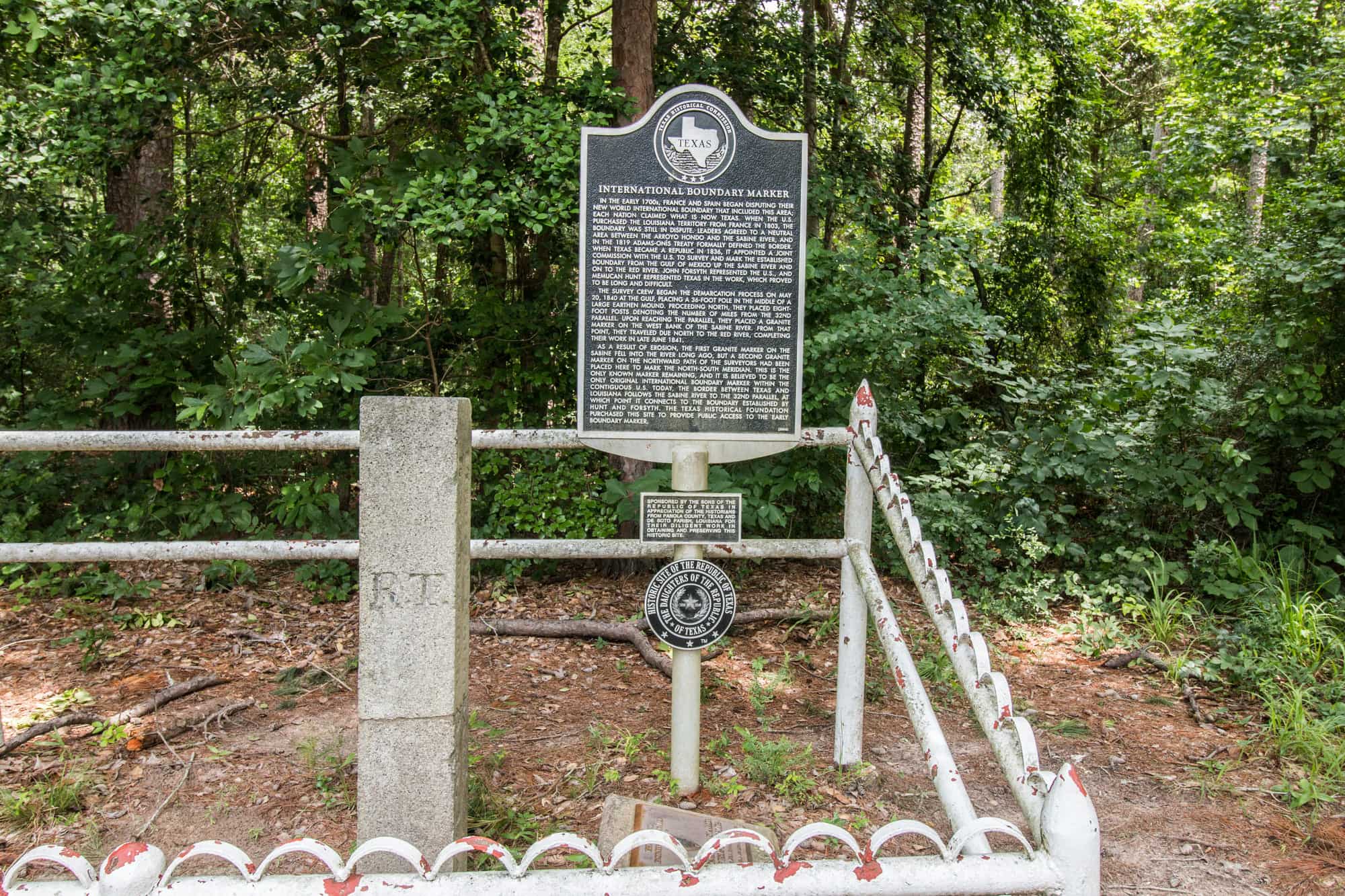 International Boundary Marker, Republic of Texas