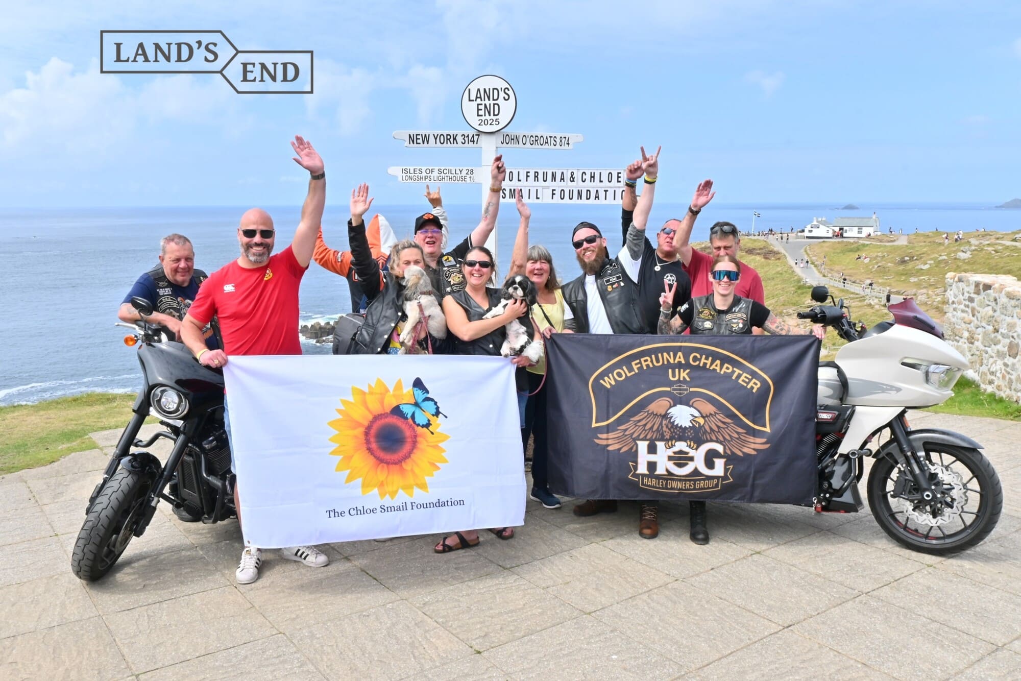 Wolfruna Chapter took on an Iron Butt challenge for the Chloe Smail Foundation