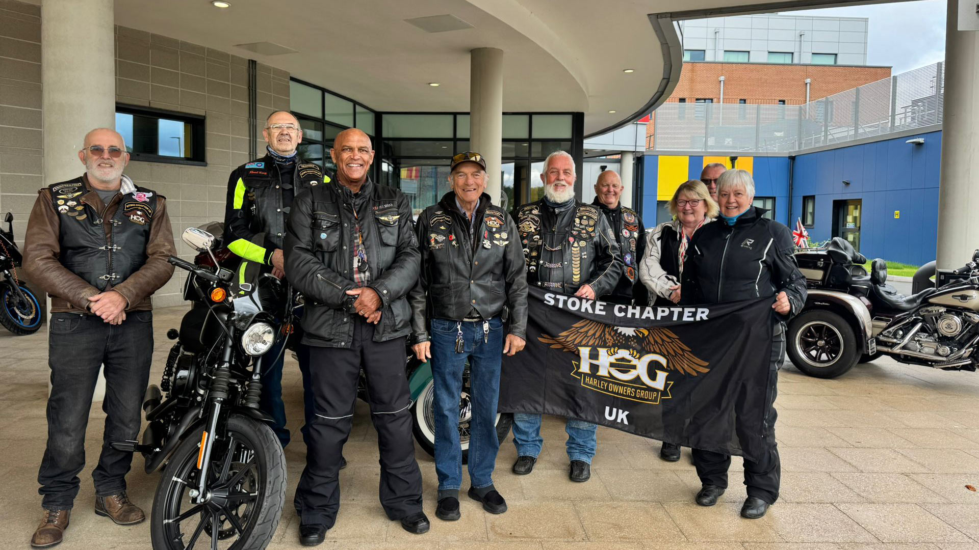 H.O.G. chapter raises more than £1,000 for Stoke-on-Trent hospital charity