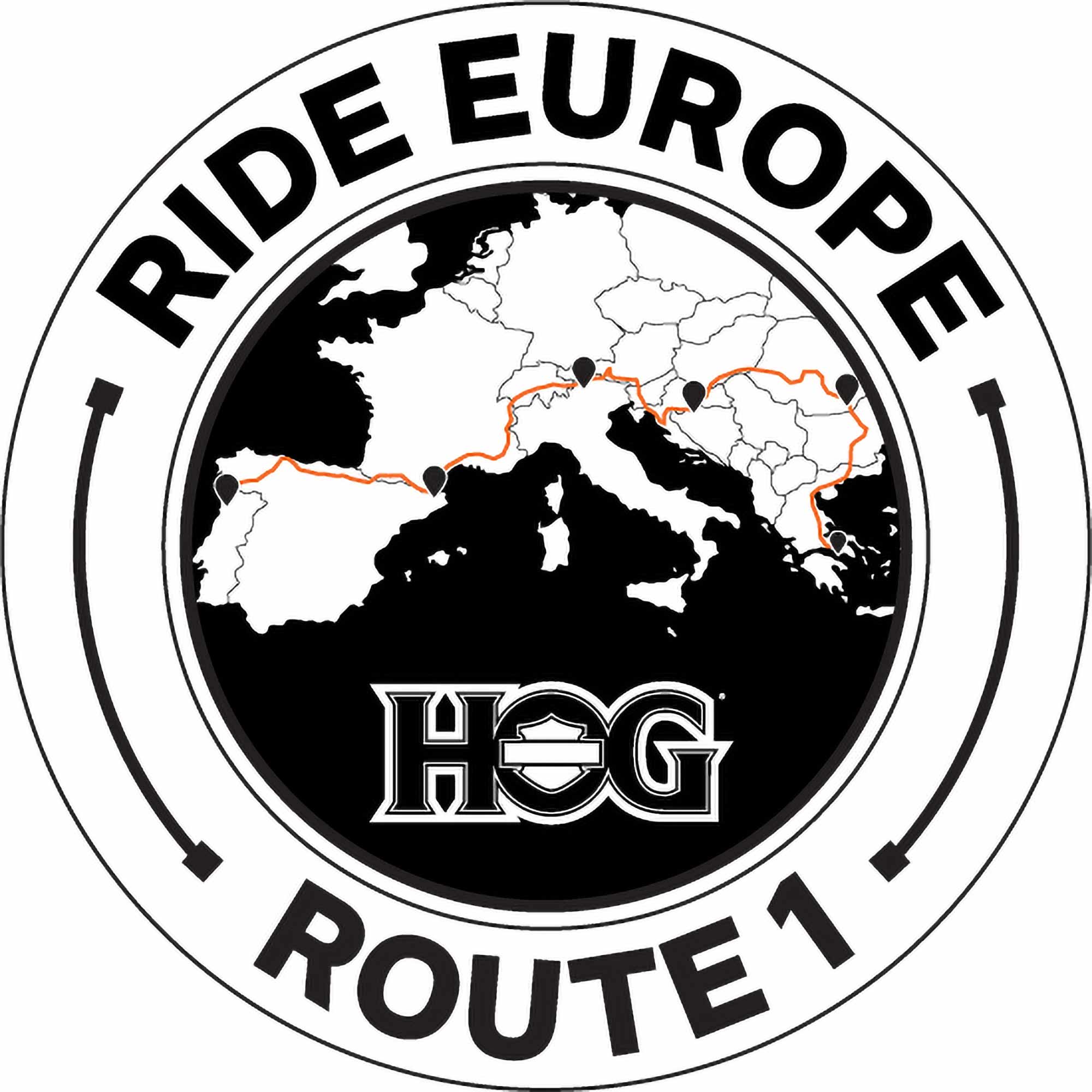 Ride Europe Route 1