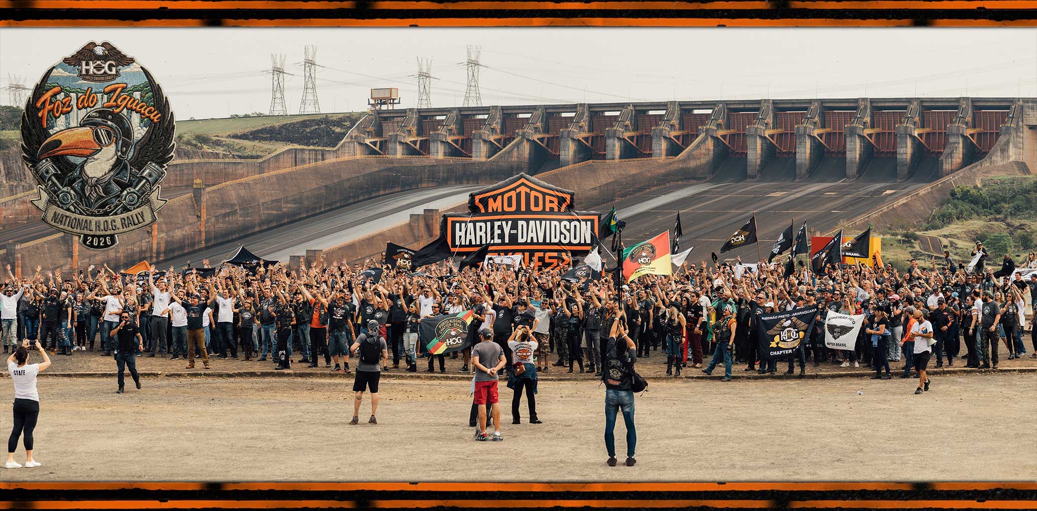 EL MAYOR ENCUENTRO DE LA COMUNIDAD HARLEY-DAVIDSON REGRESA A LA FRONTERA ENTRE BRASIL, ARGENTINA Y PARAGUAY