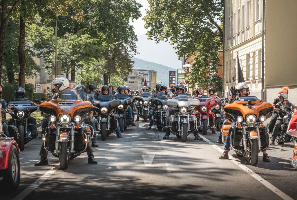 European Bike Week parade