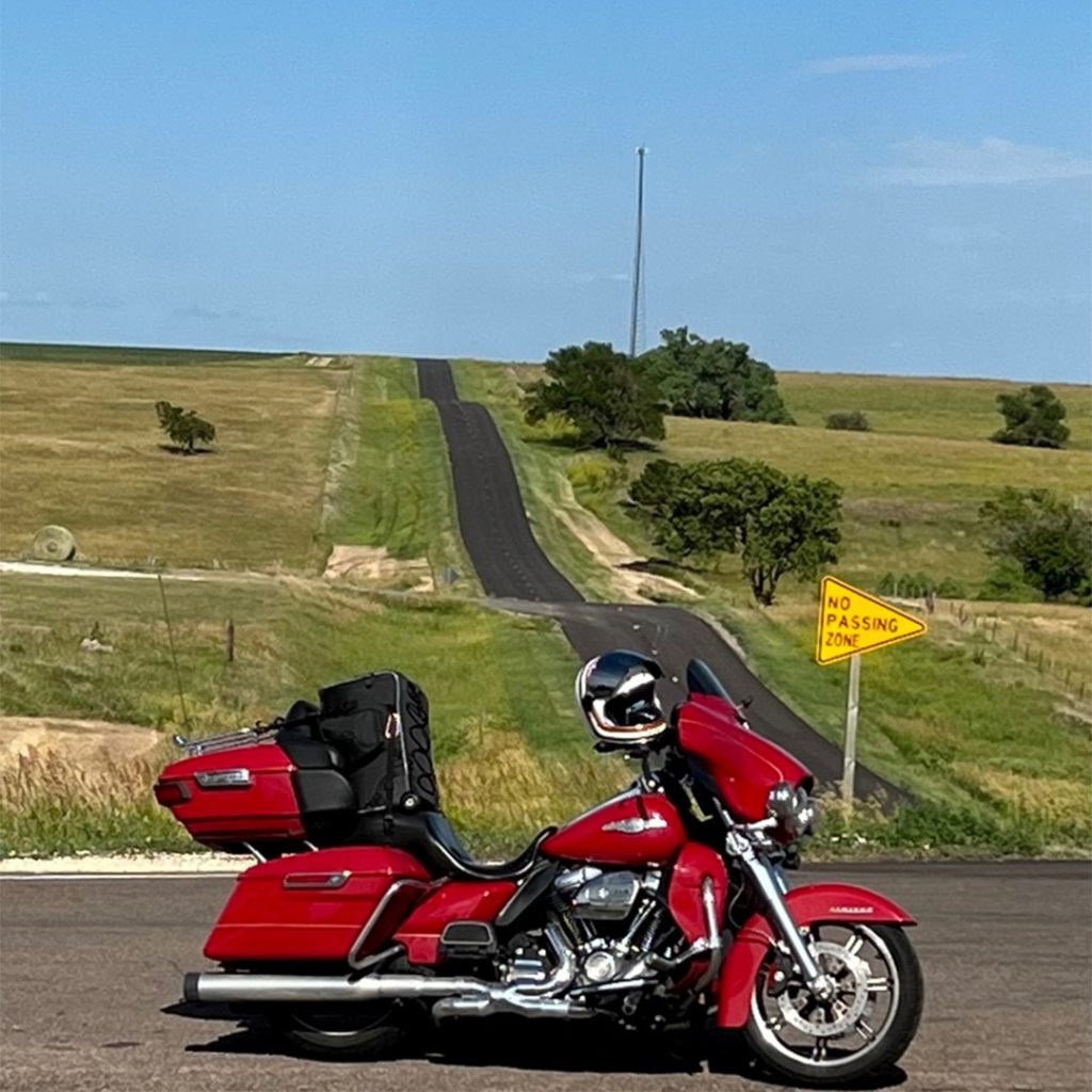 Perry Givens' Harley-Davidson motorcycle